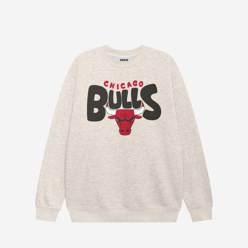 Chicago Bulls Bubble Crew Neck Sweatshirt FOCO S - FOCO.com