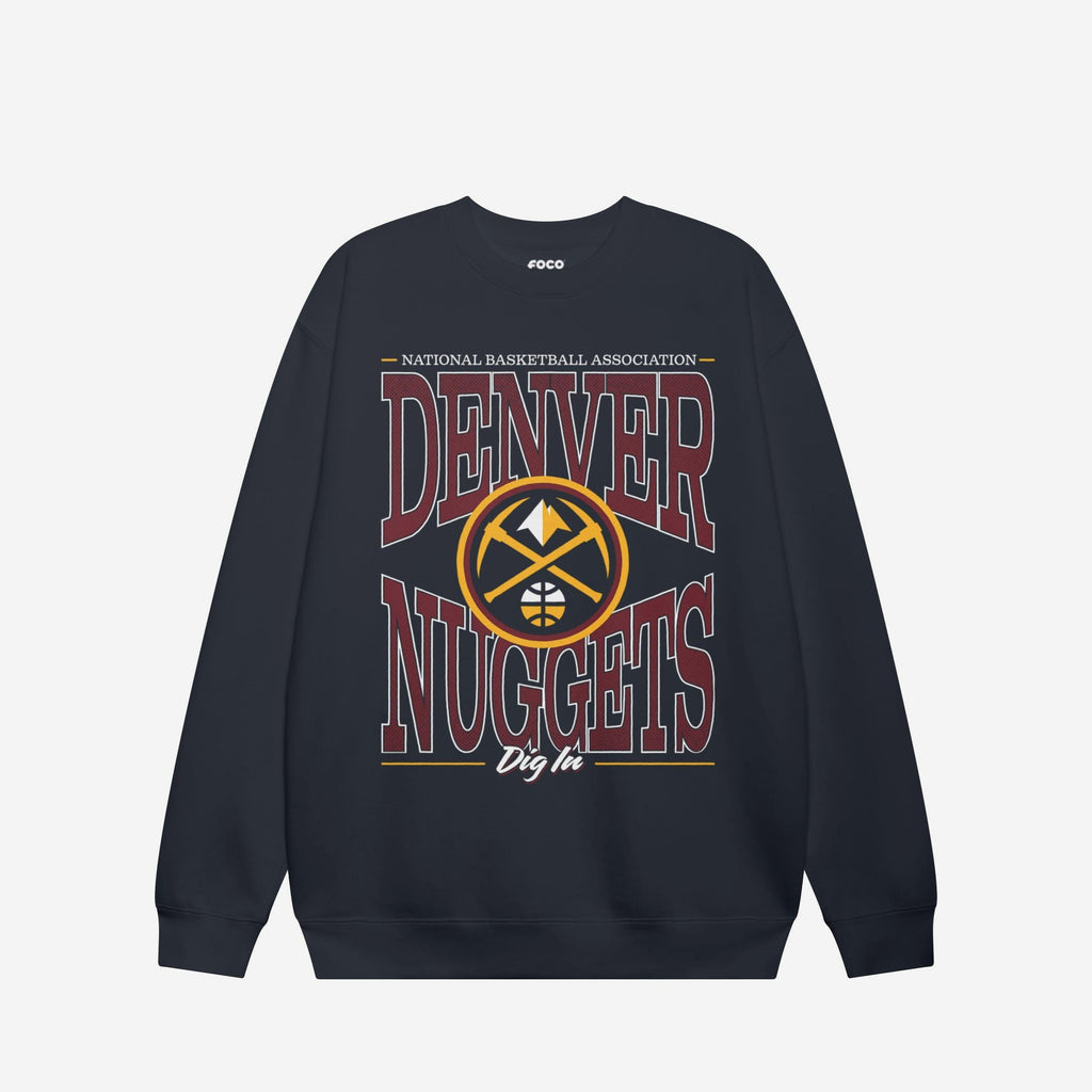 Denver Nuggets Diamond Dynasty Crew Neck Sweatshirt FOCO S - FOCO.com