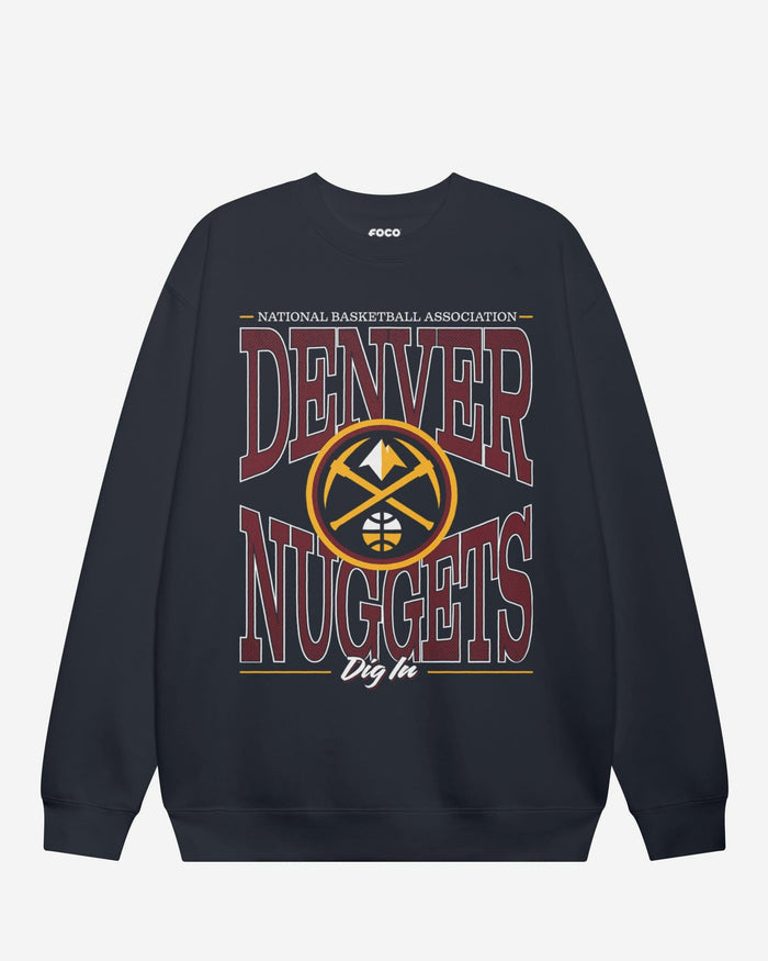 Denver Nuggets Diamond Dynasty Crew Neck Sweatshirt FOCO S - FOCO.com
