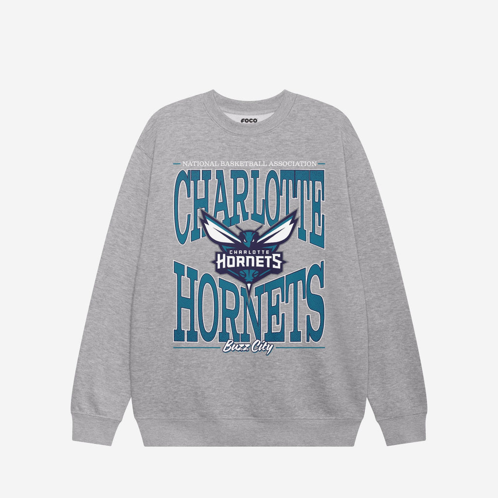 Charlotte Hornets Diamond Dynasty Crew Neck Sweatshirt FOCO S - FOCO.com