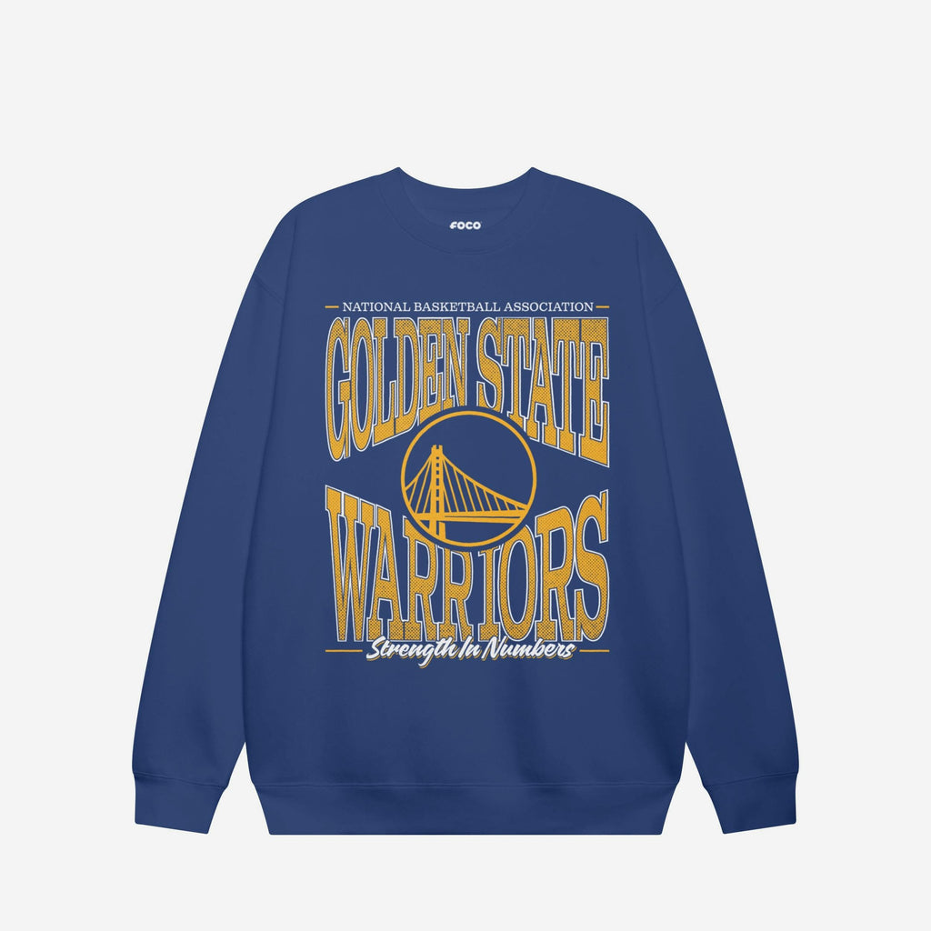 Golden State Warriors Diamond Dynasty Crew Neck Sweatshirt FOCO S - FOCO.com