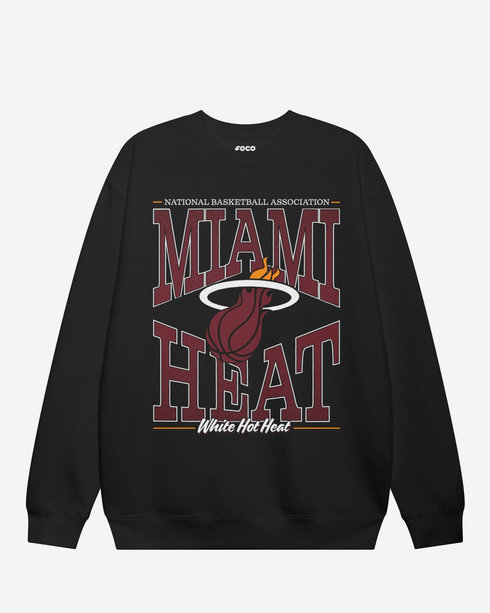 Miami Heat Diamond Dynasty Crew Neck Sweatshirt FOCO S - FOCO.com