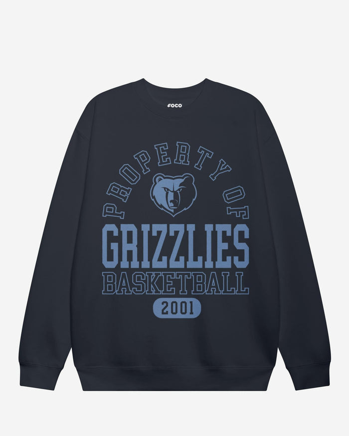 Memphis Grizzlies Property Of Crew Neck Sweatshirt FOCO S - FOCO.com