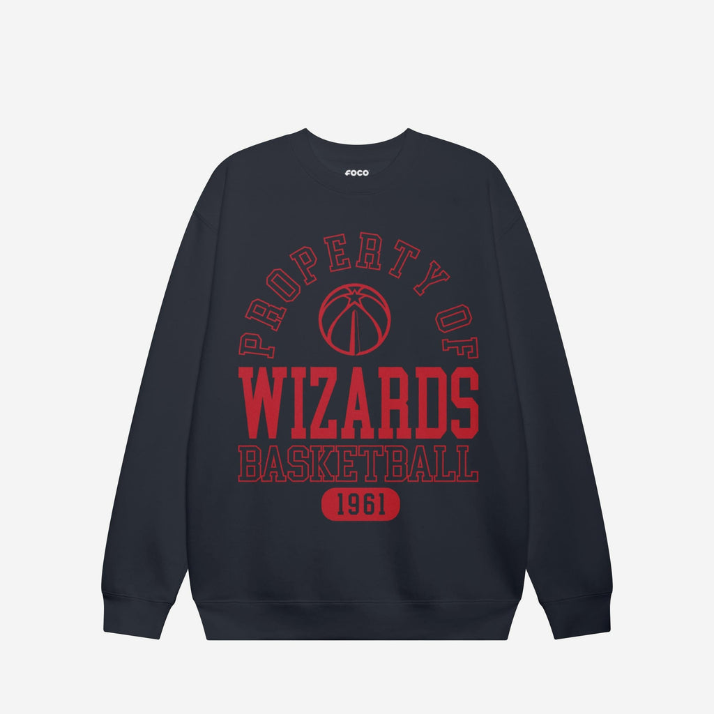 Washington Wizards Property Of Crew Neck Sweatshirt FOCO S - FOCO.com