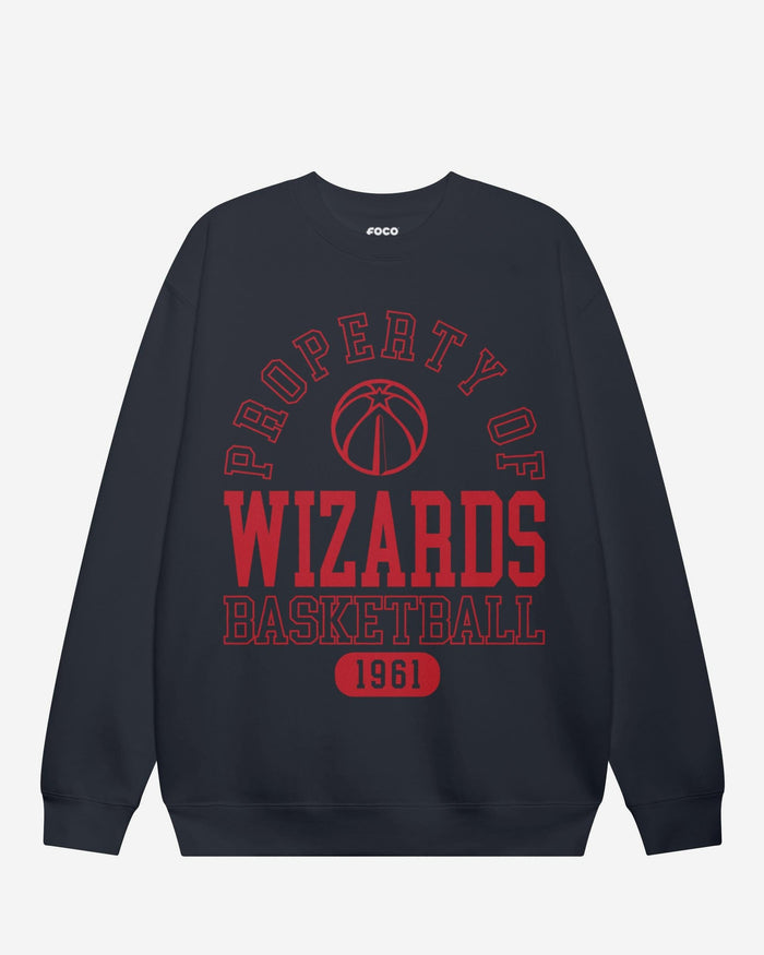 Washington Wizards Property Of Crew Neck Sweatshirt FOCO S - FOCO.com