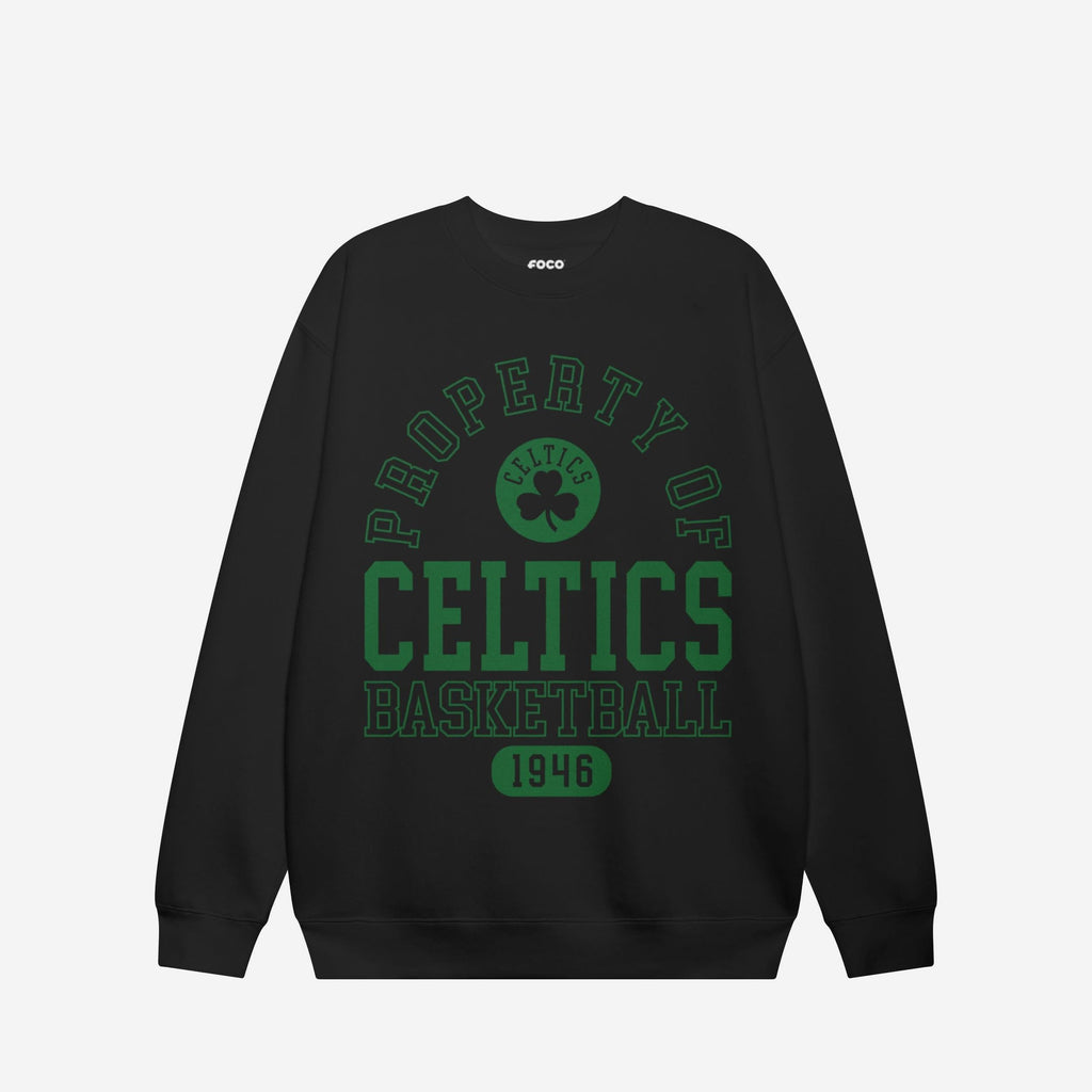 Boston Celtics Property Of Crew Neck Sweatshirt FOCO S - FOCO.com