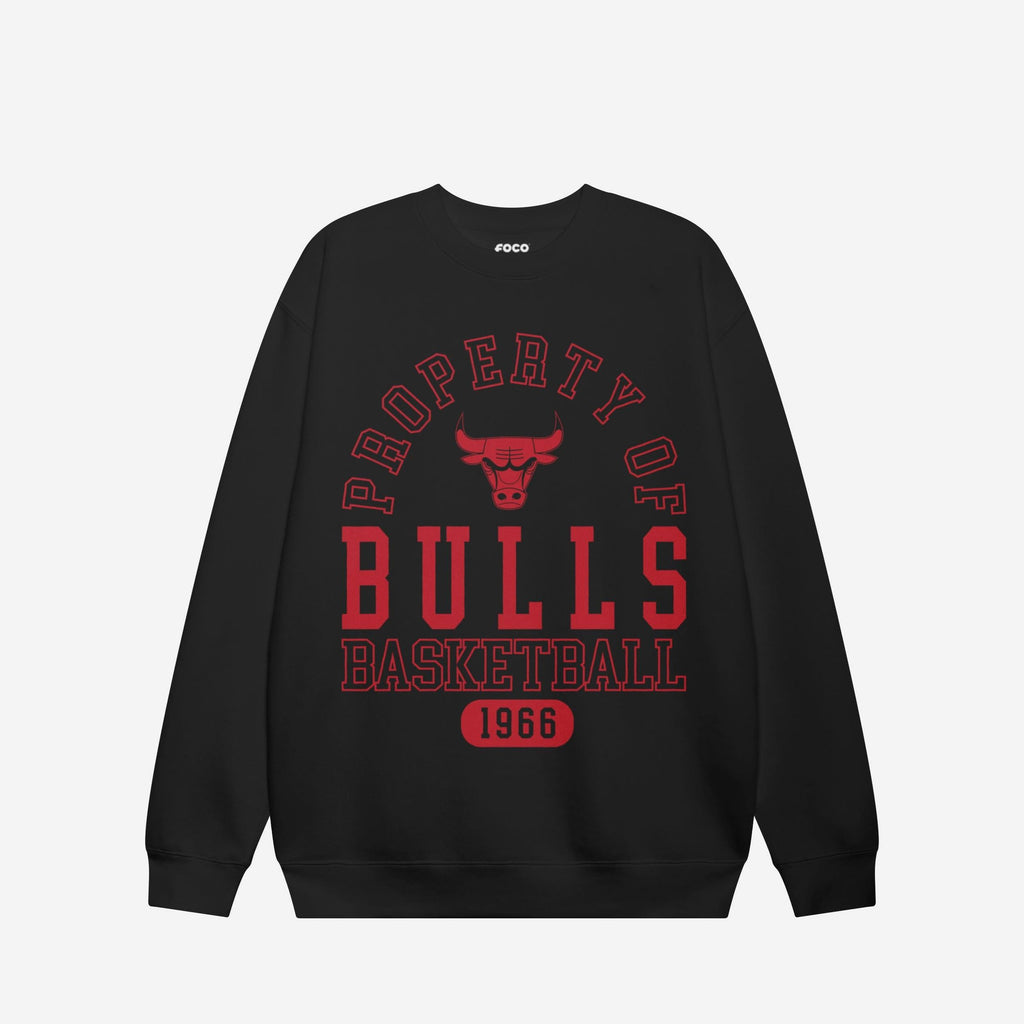 Chicago Bulls Property Of Crew Neck Sweatshirt FOCO S - FOCO.com