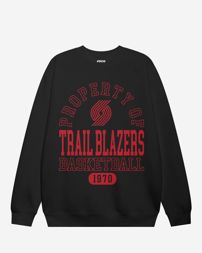 Portland Trail Blazers Property Of Crew Neck Sweatshirt FOCO S - FOCO.com
