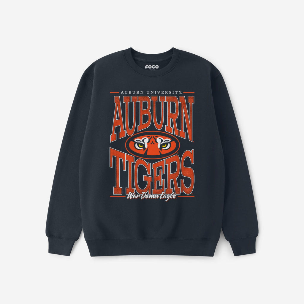 Auburn Tigers Diamond Dynasty Crew Neck Sweatshirt FOCO S - FOCO.com
