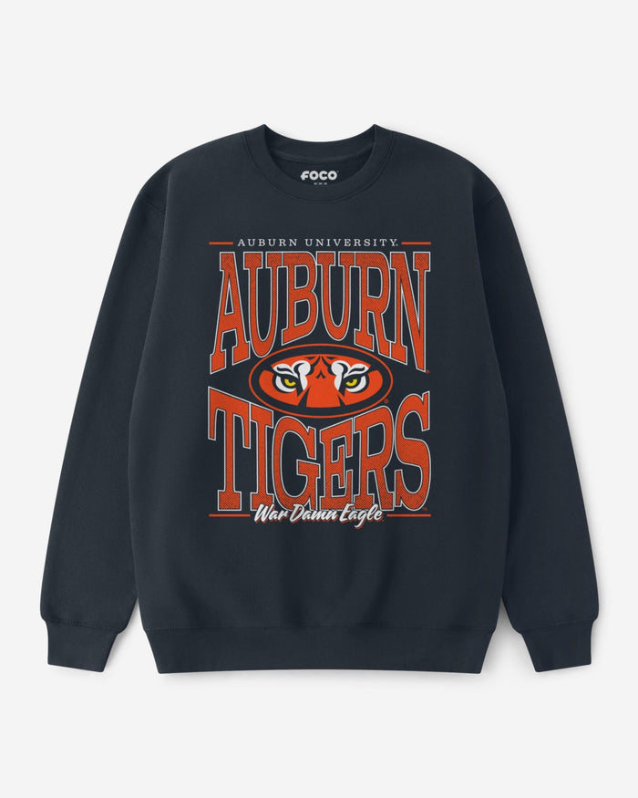 Auburn Tigers Diamond Dynasty Crew Neck Sweatshirt FOCO S - FOCO.com