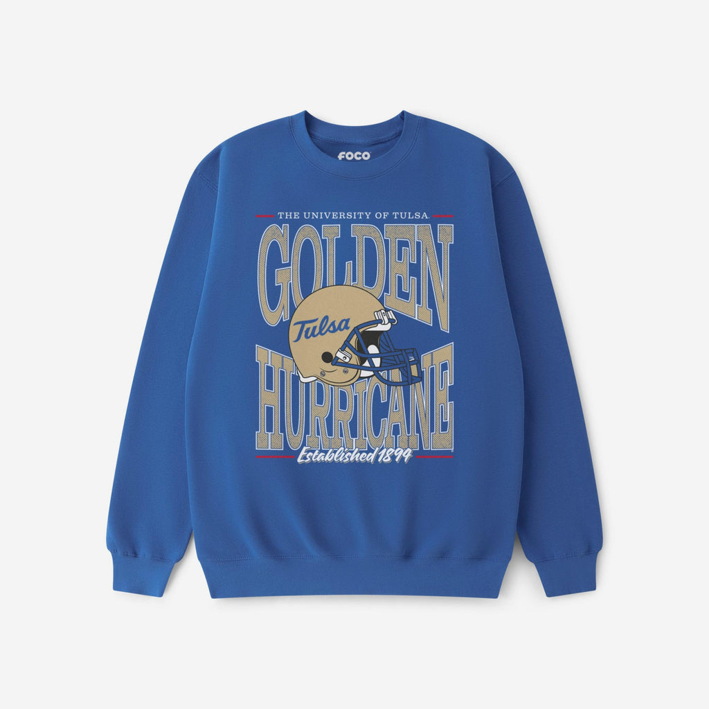Tulsa Golden Hurricane Diamond Dynasty Crew Neck Sweatshirt FOCO S - FOCO.com