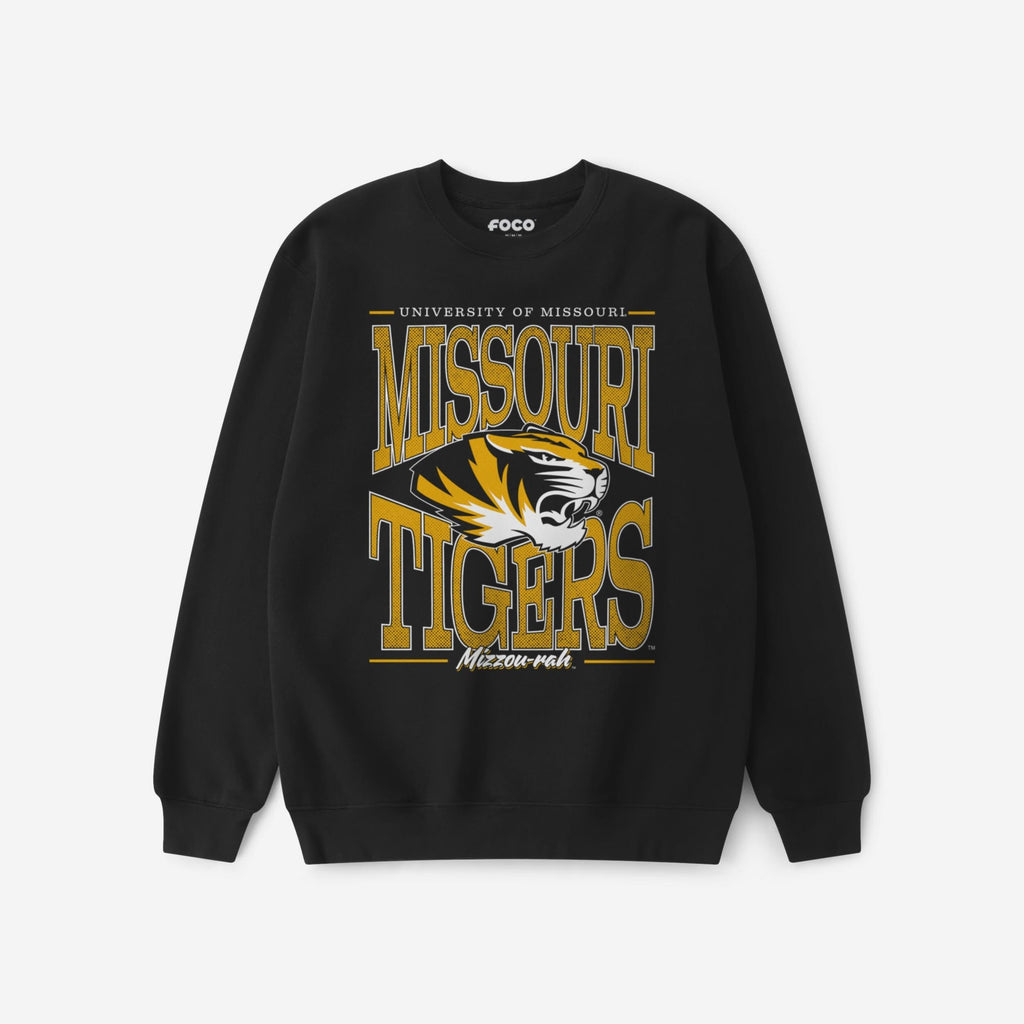 Missouri Tigers Diamond Dynasty Crew Neck Sweatshirt FOCO S - FOCO.com