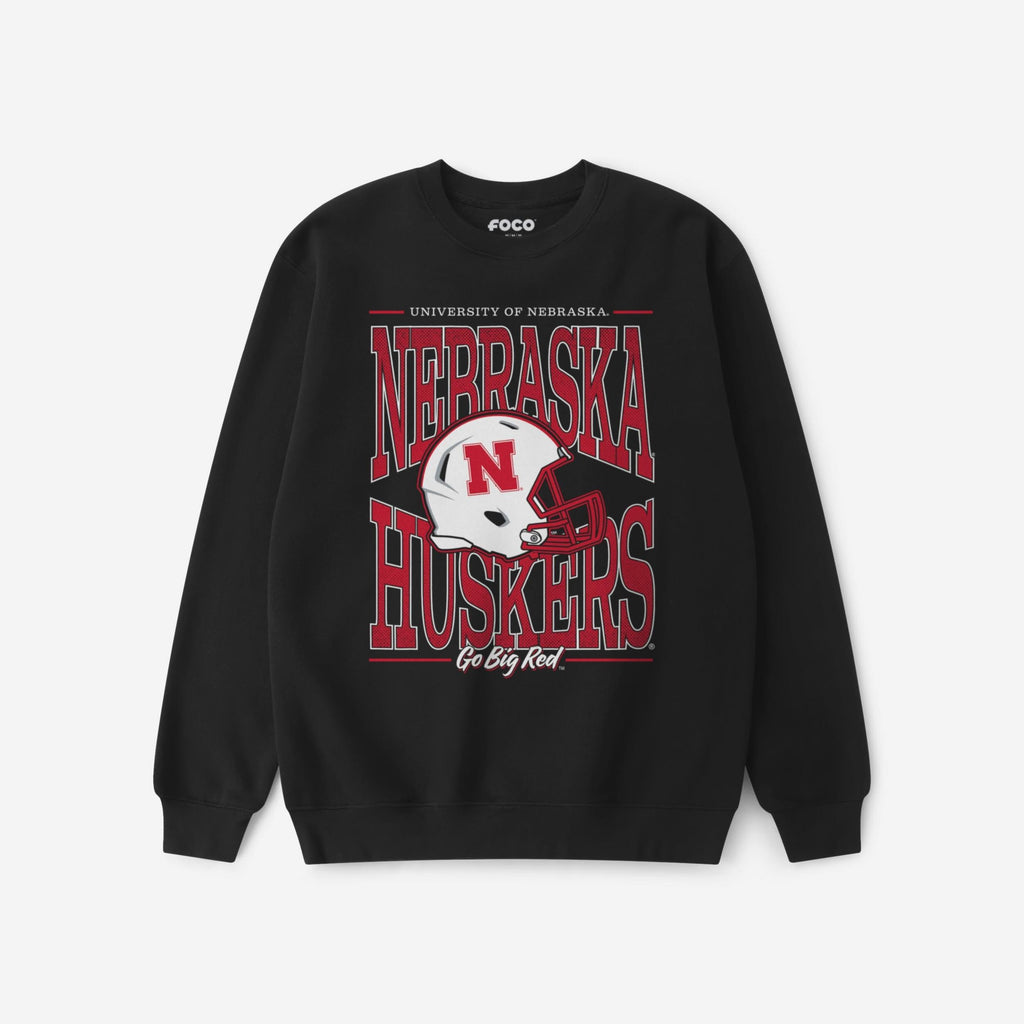 Nebraska Cornhuskers Diamond Dynasty Crew Neck Sweatshirt FOCO S - FOCO.com