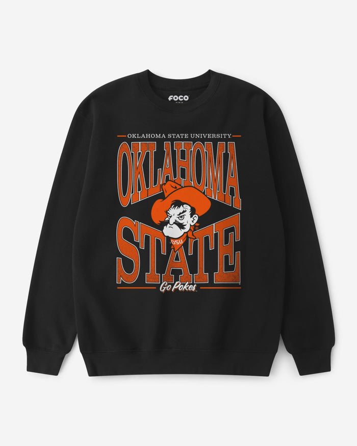 Oklahoma State Cowboys Diamond Dynasty Crew Neck Sweatshirt FOCO S - FOCO.com