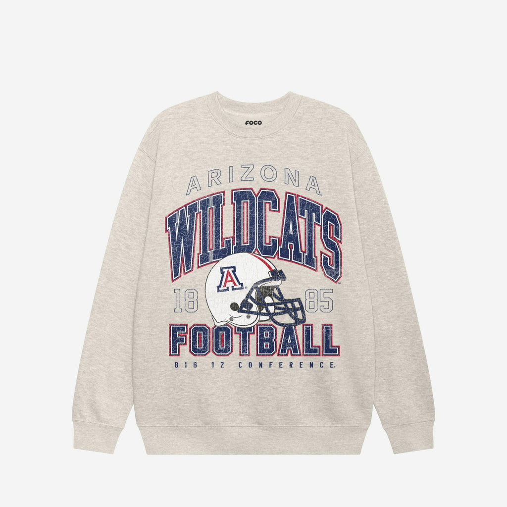 Arizona Wildcats Varsity Crew Neck Sweatshirt FOCO S - FOCO.com