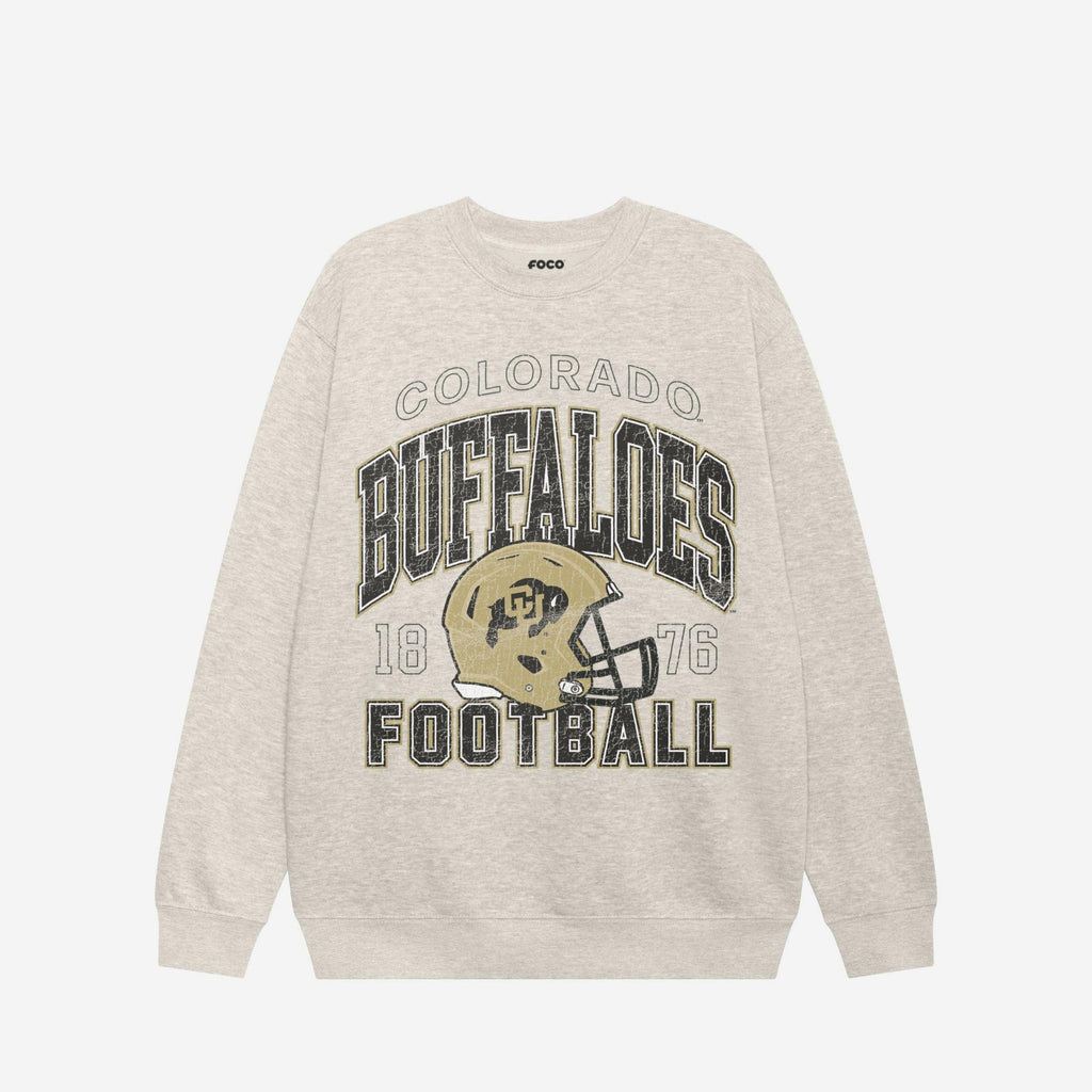 Colorado Buffaloes Varsity Crew Neck Sweatshirt FOCO S - FOCO.com