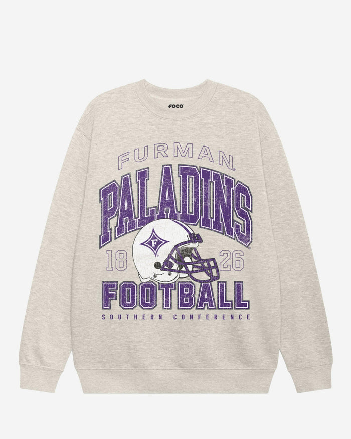Furman Paladins Varsity Crew Neck Sweatshirt FOCO S - FOCO.com