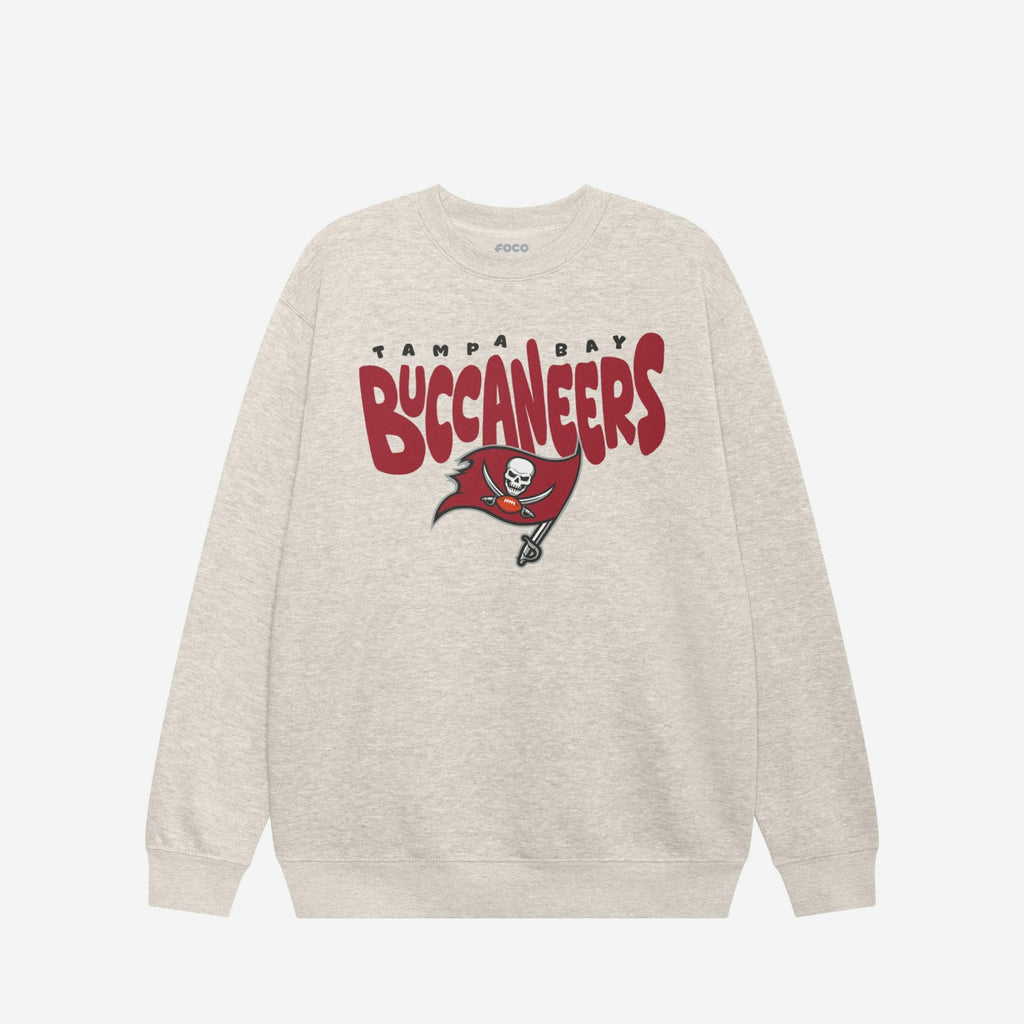 Tampa Bay Buccaneers Bubble Crew Neck Sweatshirt FOCO S - FOCO.com