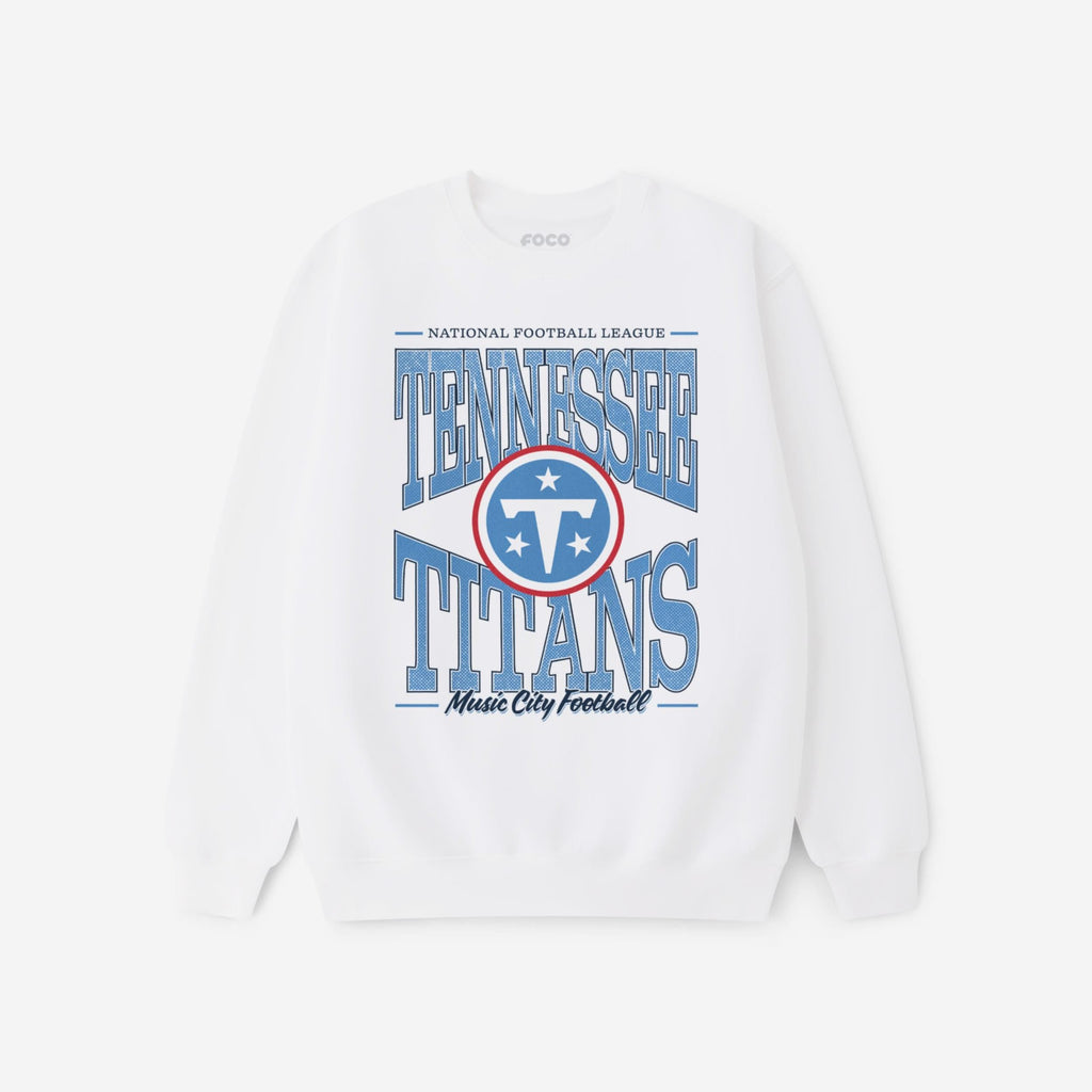 Tennessee Titans Diamond Dynasty Crew Neck Sweatshirt FOCO S - FOCO.com