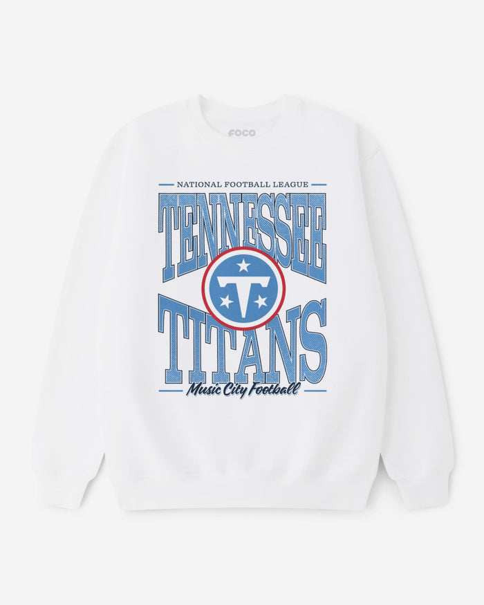 Tennessee Titans Diamond Dynasty Crew Neck Sweatshirt FOCO S - FOCO.com