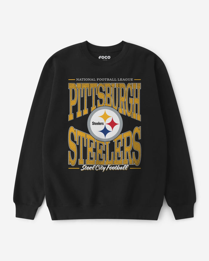 Pittsburgh Steelers Diamond Dynasty Crew Neck Sweatshirt FOCO S - FOCO.com