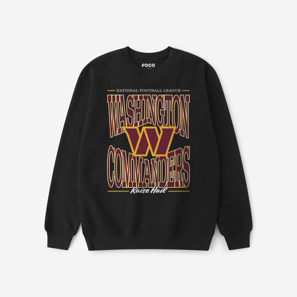 Washington Commanders Diamond Dynasty Crew Neck Sweatshirt FOCO S - FOCO.com