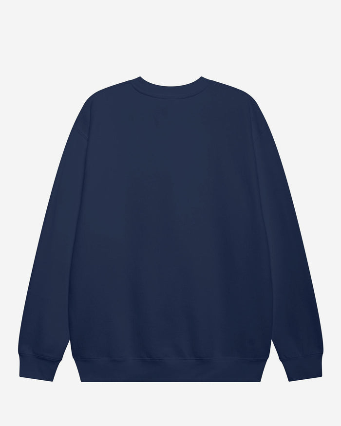 Dallas Cowboys Primary Logo Crew Neck Sweatshirt FOCO Athletic Heather S - FOCO.com