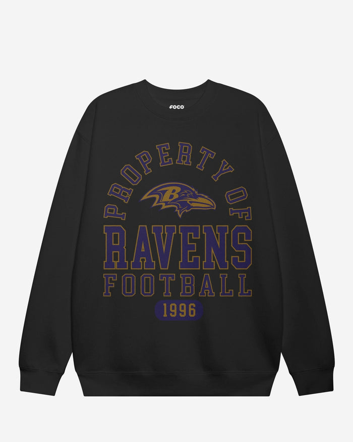 Baltimore Ravens Property of Crew Neck Sweatshirt FOCO S - FOCO.com