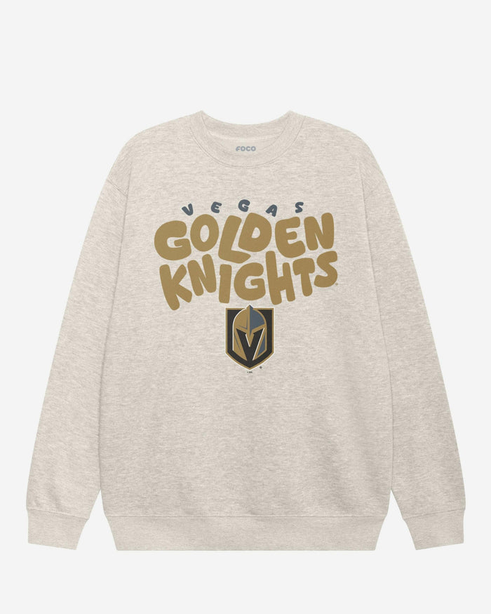 Vegas Golden Knights Bubble Crew Neck Sweatshirt FOCO S - FOCO.com