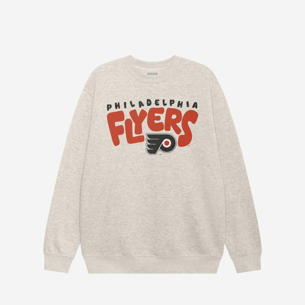 Philadelphia Flyers Bubble Crew Neck Sweatshirt FOCO S - FOCO.com