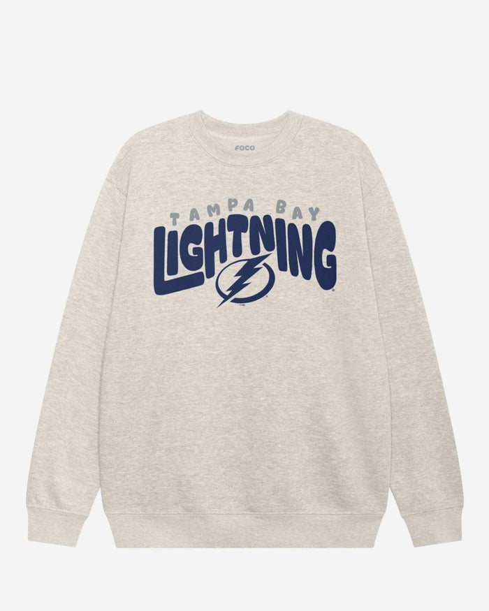 Tampa Bay Lightning Bubble Crew Neck Sweatshirt FOCO S - FOCO.com