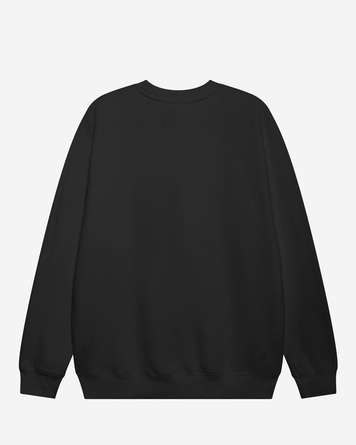 San Jose Sharks Primary Logo Crew Neck Sweatshirt FOCO Athletic Heather S - FOCO.com