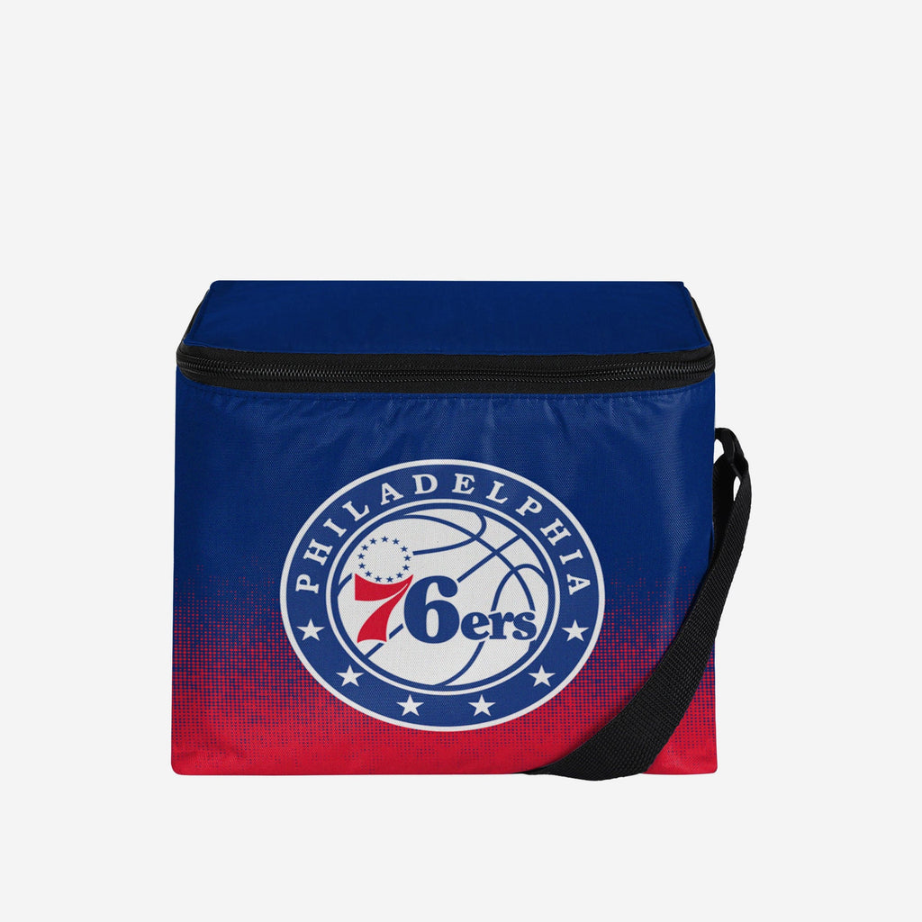 Philadelphia 76ers Exclusive Big Logo Stripe 6 Pack Cooler FOCO - FOCO.com