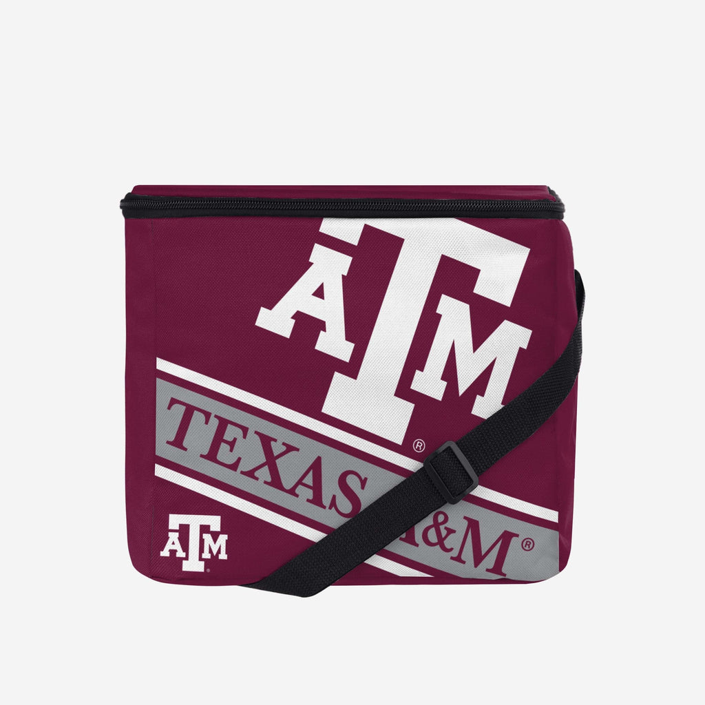 Texas A&M Aggies Big Logo Stripe 12 Pack Cooler FOCO - FOCO.com