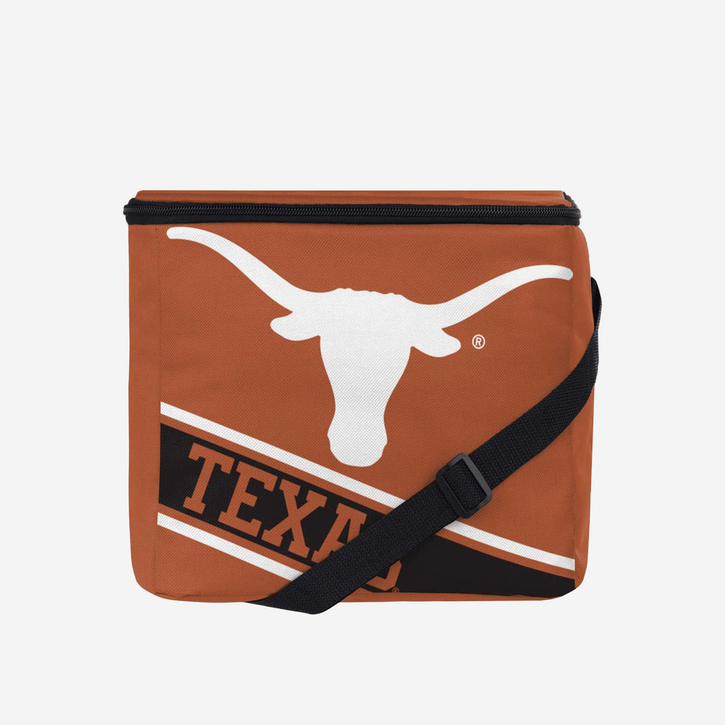 Texas Longhorns Big Logo Stripe 12 Pack Cooler FOCO - FOCO.com