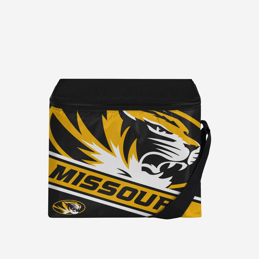 Missouri Tigers Big Logo Stripe 6 Pack Cooler FOCO - FOCO.com