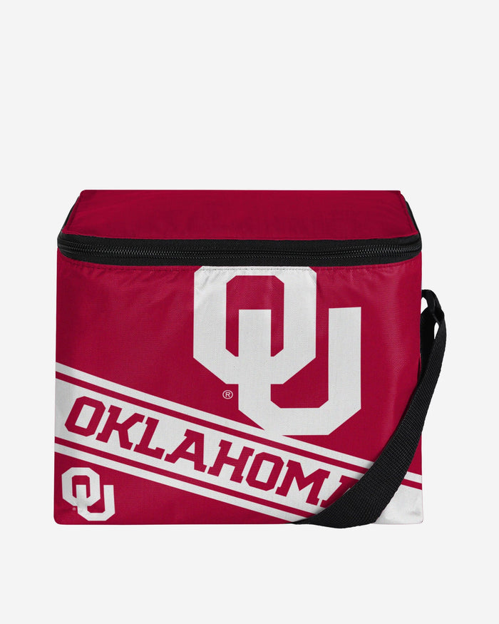 Oklahoma Sooners Big Logo Stripe 6 Pack Cooler FOCO - FOCO.com