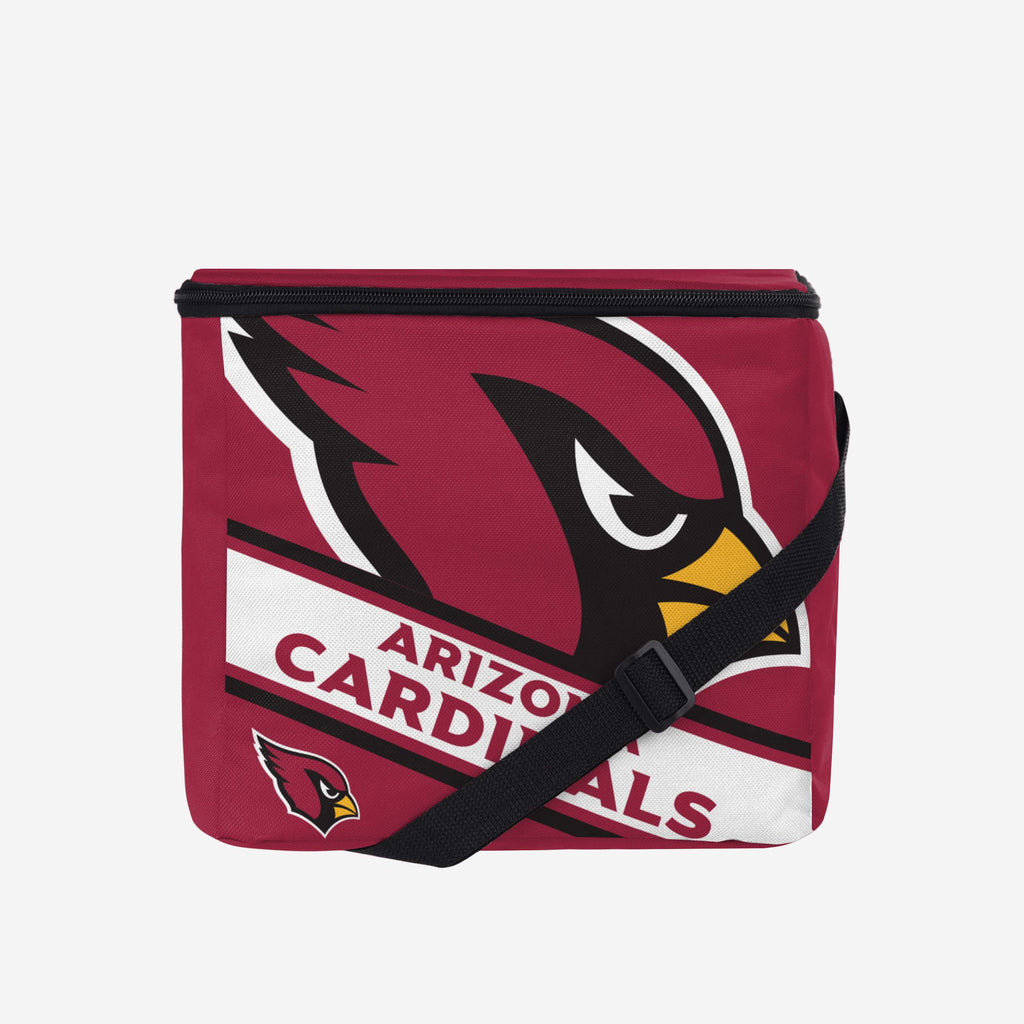 Arizona Cardinals Big Logo Stripe 12 Pack Cooler FOCO - FOCO.com