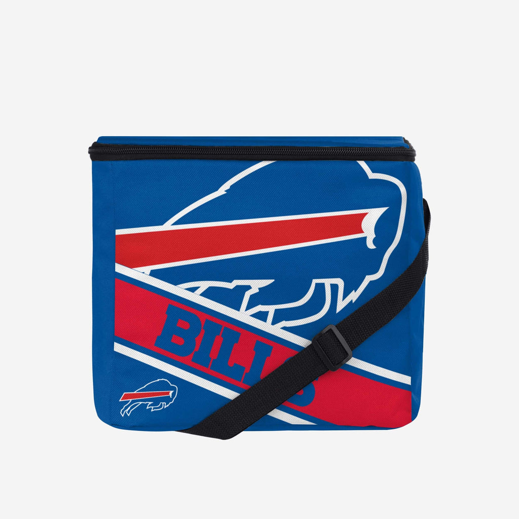 Buffalo Bills Big Logo Stripe 12 Pack Cooler FOCO - FOCO.com