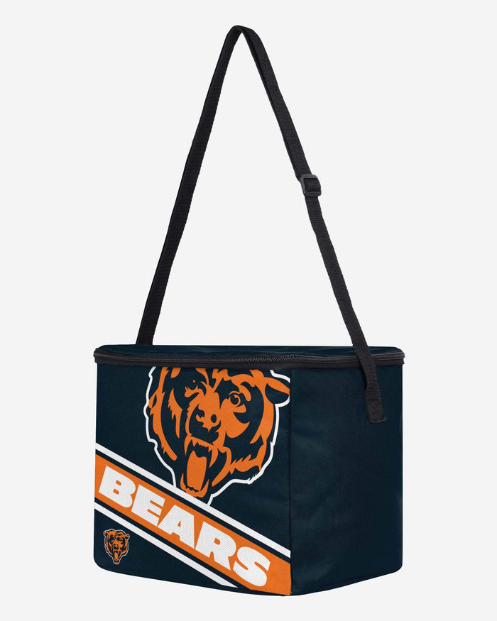 Chicago Bears Big Logo Stripe 12 Pack Cooler FOCO - FOCO.com