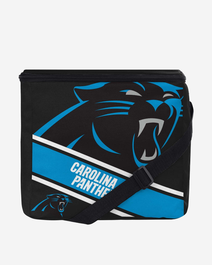 Carolina Panthers Big Logo Stripe 12 Pack Cooler FOCO - FOCO.com