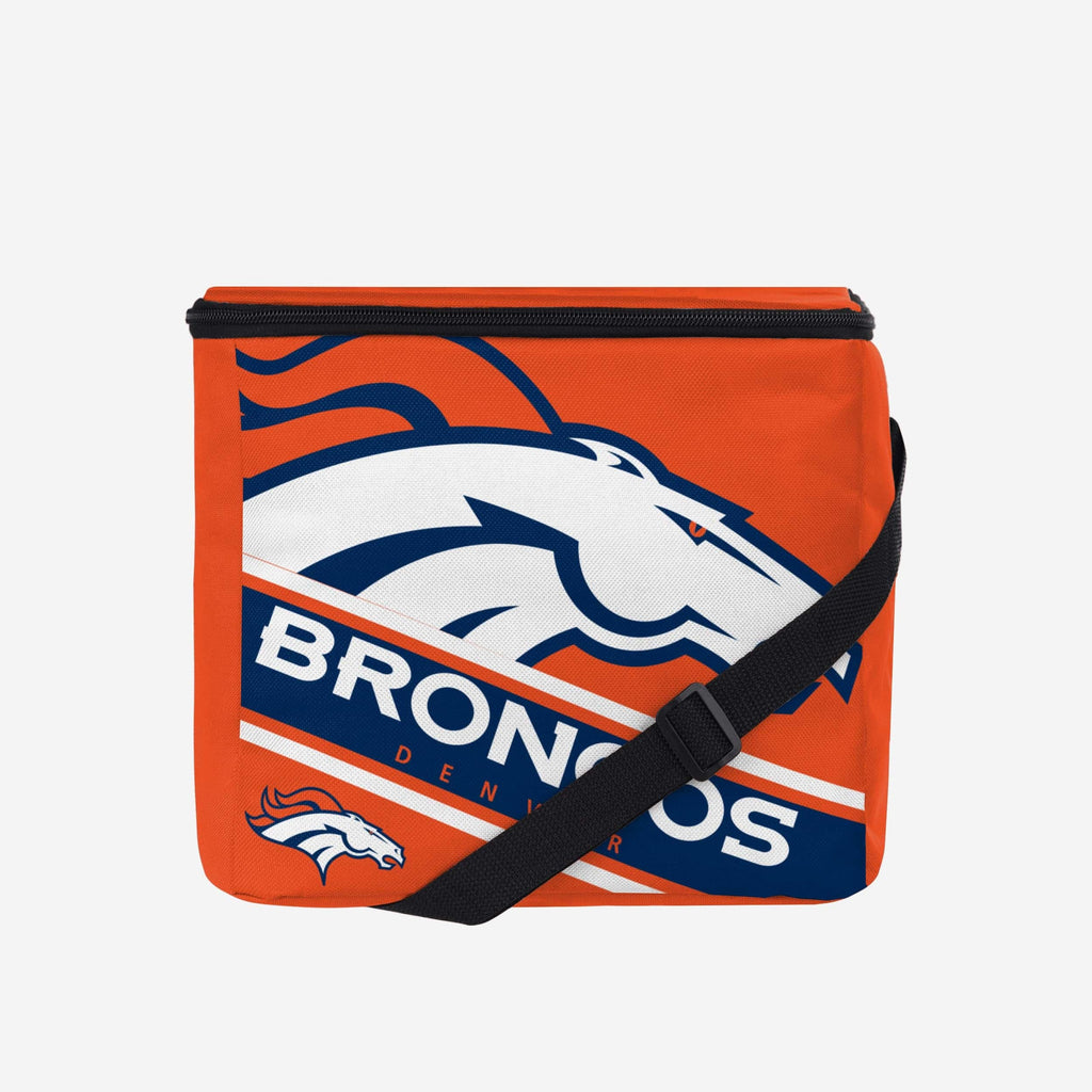 Denver Broncos Big Logo Stripe 12 Pack Cooler FOCO - FOCO.com