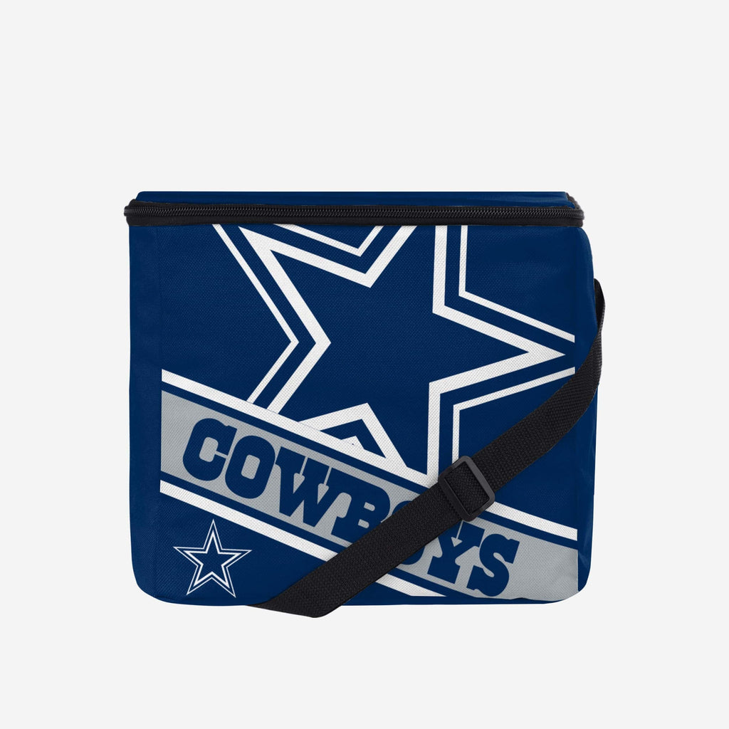 Dallas Cowboys Big Logo Stripe 12 Pack Cooler FOCO - FOCO.com