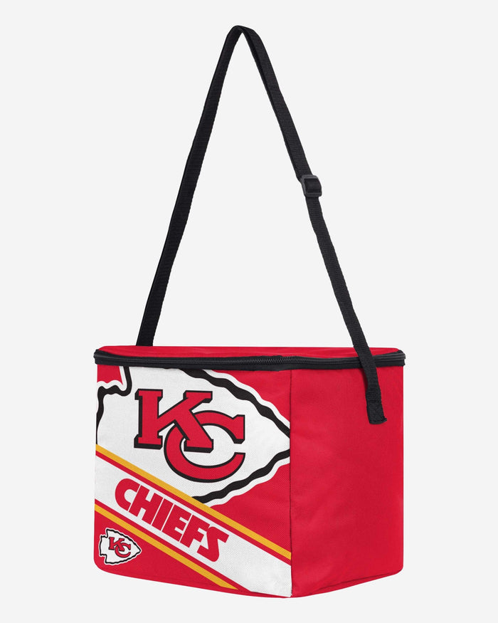 Kansas City Chiefs Big Logo Stripe 12 Pack Cooler FOCO - FOCO.com