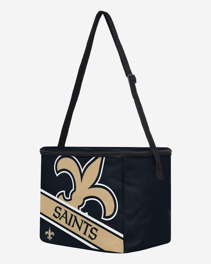 New Orleans Saints Big Logo Stripe 12 Pack Cooler FOCO - FOCO.com