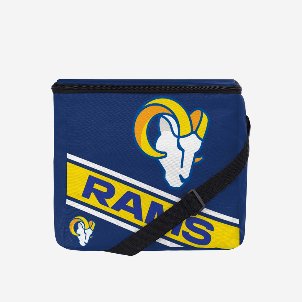 Los Angeles Rams Big Logo Stripe 12 Pack Cooler FOCO - FOCO.com