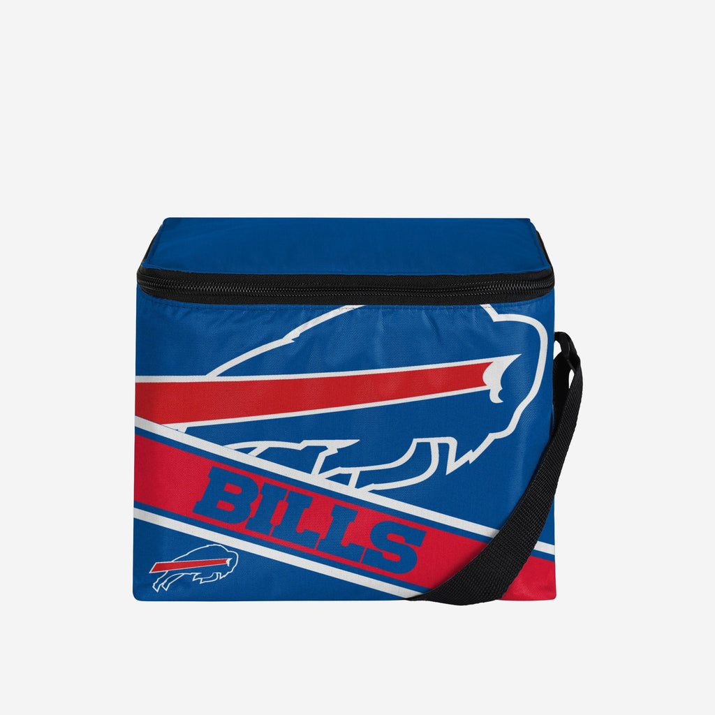 Buffalo Bills Big Logo Stripe 6 Pack Cooler FOCO - FOCO.com