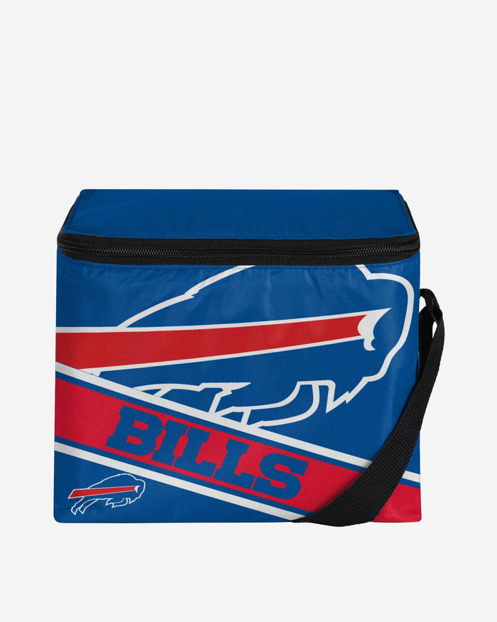 Buffalo Bills Big Logo Stripe 6 Pack Cooler FOCO - FOCO.com