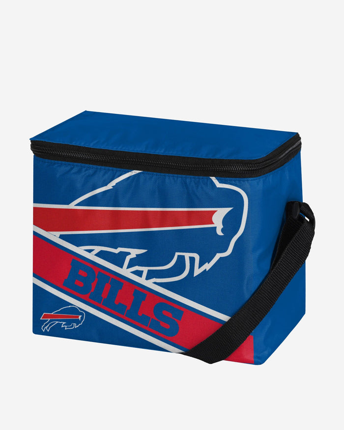 Buffalo Bills Big Logo Stripe 6 Pack Cooler FOCO - FOCO.com