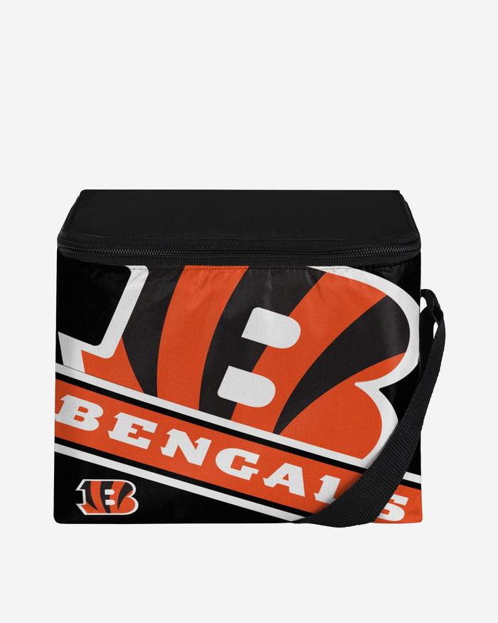 Cincinnati Bengals Big Logo Stripe 6 Pack Cooler FOCO - FOCO.com